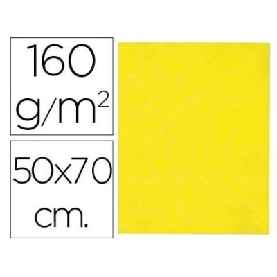 PLACA FELTRO 50x70cm 160gr/M2 AMARELO