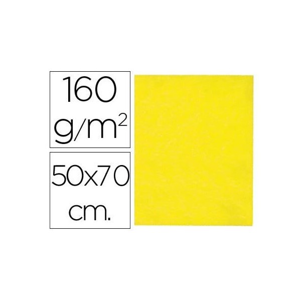 PLACA FELTRO 50x70cm 160gr/M2 AMARELO