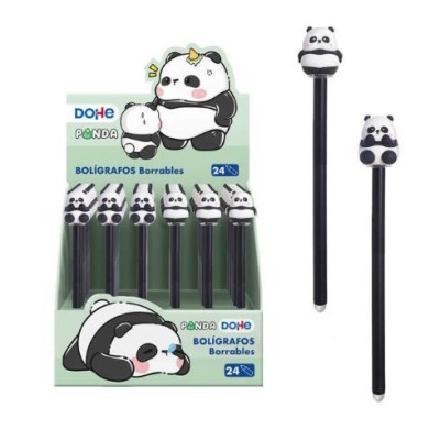 ESFEROGRAFICA APAGAVEL DOHE HELLO PANDA C/ BORRACHA