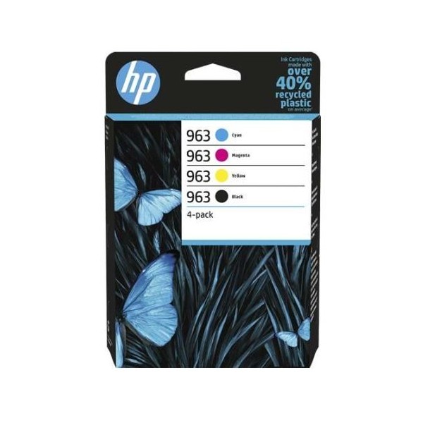 KIT 4 x TINTEIROS HP 963 (BK /C/M/Y) ORIGINAL