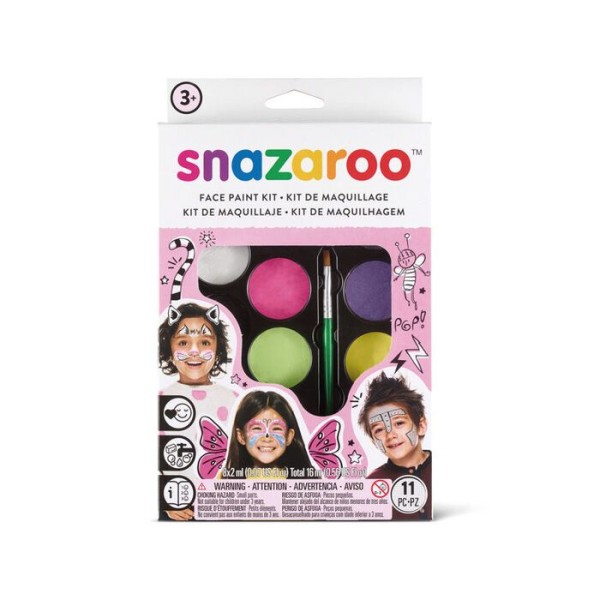 KIT 11 x MAQUILHAGEM PINTURA FACIAL SNAZAROO