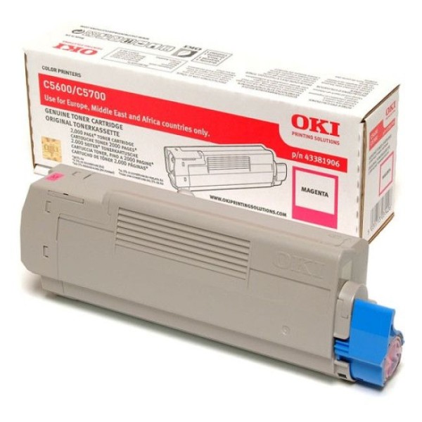 TONER OKI C5650 MAGENTA 2K ORIGINAL