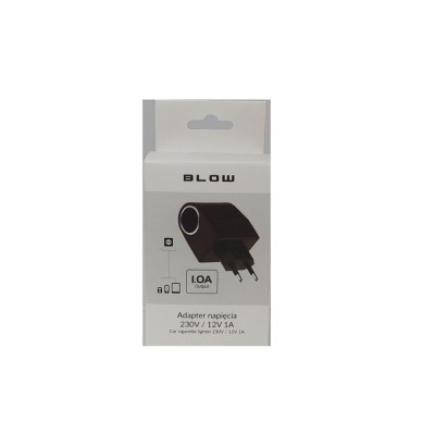 CARREGADOR / ALIMENTADOR COMUTADO 230V - 12V  C/TOMADA DE ISQUEIRO OUPUT 1A