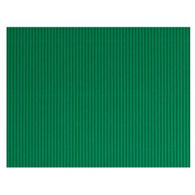 CARTAO ONDULADO / CANELADO 50x70cm VERDE