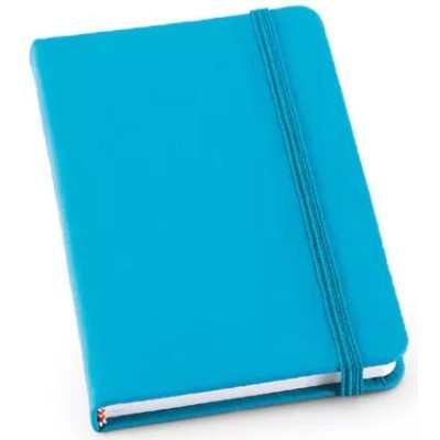 BLOCO NOTAS A6 MEYER LISO 80FL C/ ELASTICO AZUL CLARO