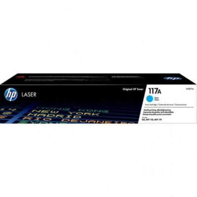 TONER HP W2071A 117A CYAN 0.7K ORIGINAL