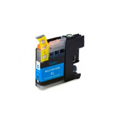 TINTEIRO COMPATIVEL C/ BROTHER LC125 CYAN