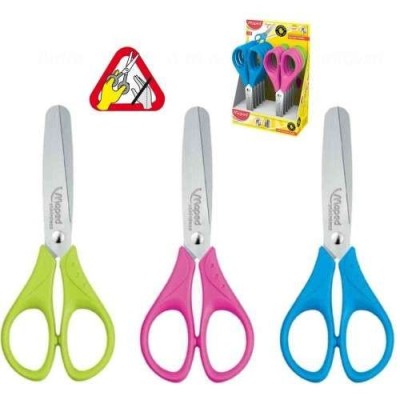 TESOURA  MAPED 13CM PONTAS REDONDAS P/ESQUERDINOS - CORES SORTIDAS