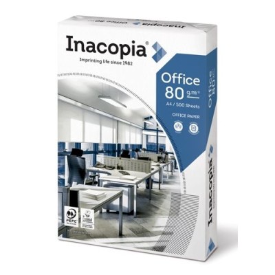 RESMA PAPEL FOTOCOPIA INACOPIA OFFICE A4 80GR.