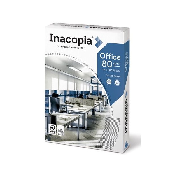 RESMA PAPEL FOTOCOPIA INACOPIA OFFICE A4 80GR.