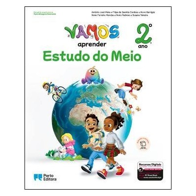 Livro VAMOS aprender Estudo do Meio - 2.º Ano Manual 2025