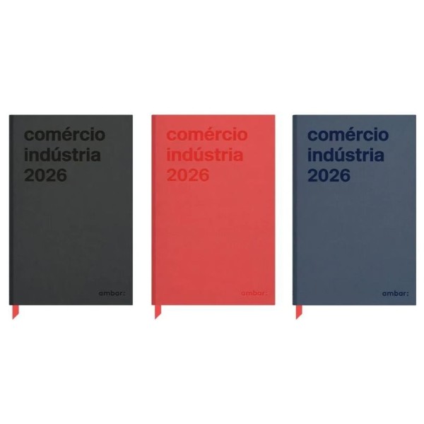 AGENDA COMERCIAL E INDUSTRIAL AMBAR 2026 CORES SORTIDAS