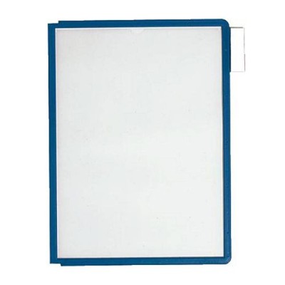 PACK 5x BOLSAS MAGNETICAS A4  DURABLE DURAFRAME  C/ MOLDURA AZUL