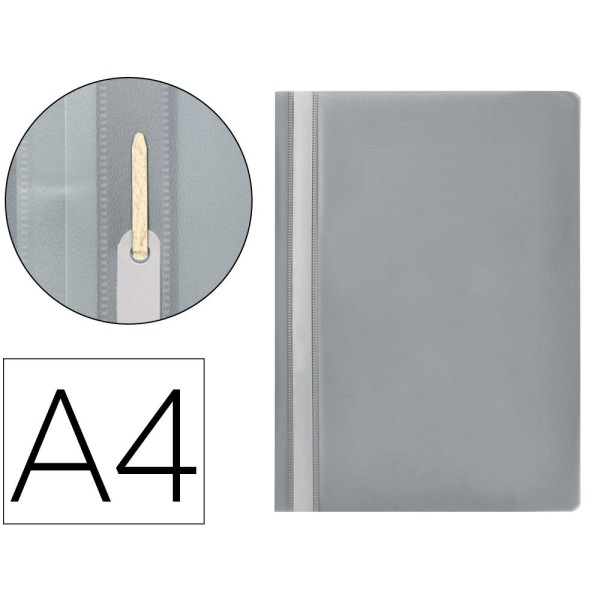 CLASSIFICADOR QC C/ FERRAGEM PP CAPA TRANSP. CINZA