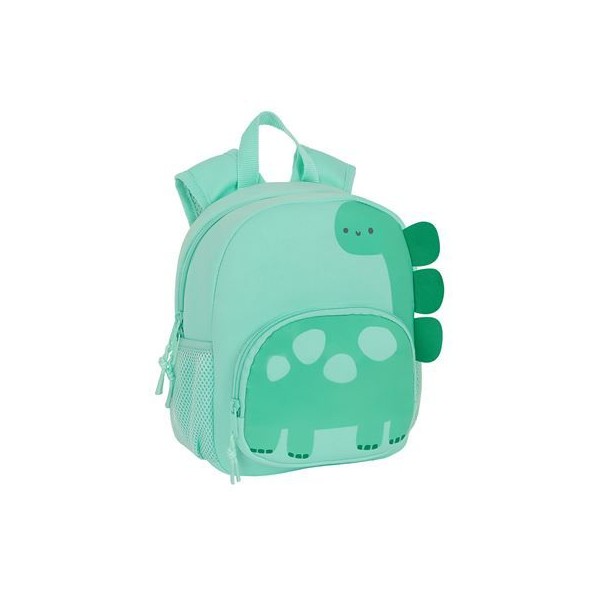 MOCHILA NEOPRENO SAFTA DINOSSAUROS 25x20x9cm