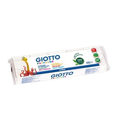 PLASTICINA GIOTTO PATPLUME 350gr.  BRANCO