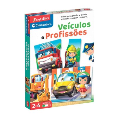 PUZZLE VEICULOS E PROFISSOES (2 A 4 ANOS)
