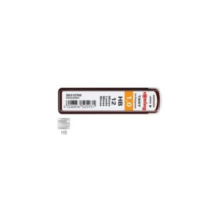 MINAS ROTRING 1.0mm "HB" 12unid.